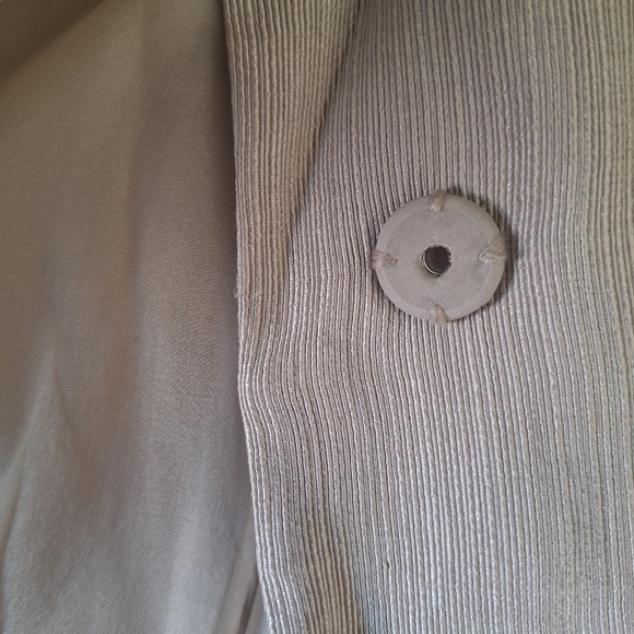 Eli Tahari Corpcore Tunic Blazer Officecore Professional Academia Linen Silk XS - Picture 10 of 16